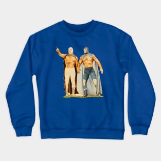 Santo and Blue Demon Tee Crewneck Sweatshirt